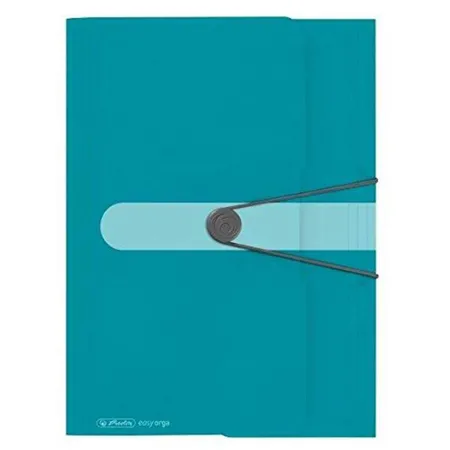 Herlitz Gummizugmappe PP A4 caribbean turquoise