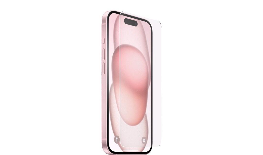 Hærdet militærglas 0,2 mm iphone 15