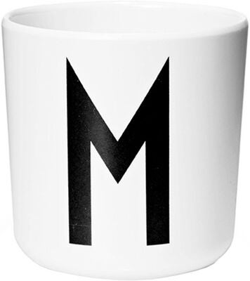 Design Letters Kids Personal Eco Kopp M ECOZEN®, Hvit