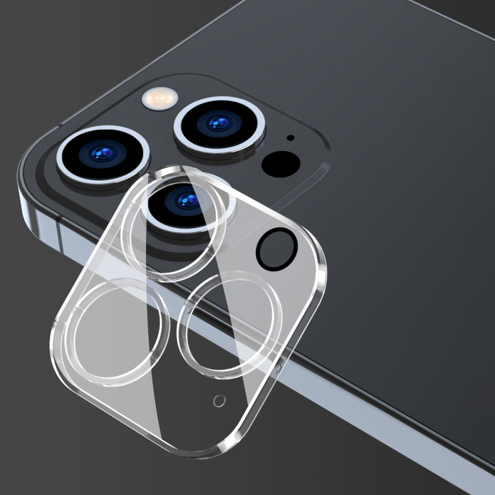 (2er Set) iPhone 16 Pro / iPhone 16 Pro Max Kamera Objektiv Protector Vollschutz - Transparent