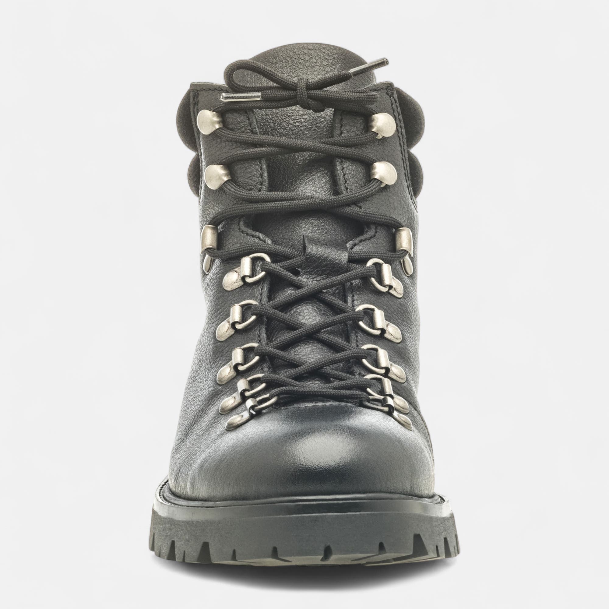 Boots Homme en cuir noir