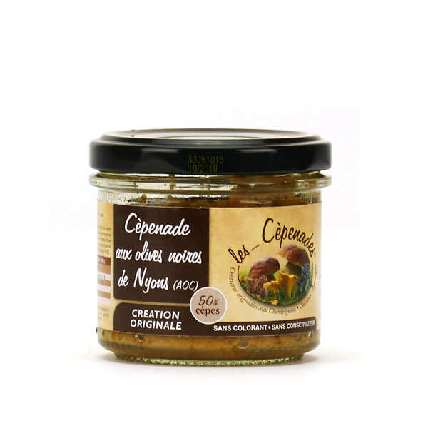 Cèpenade aux olives noires de Nyons - tartinable