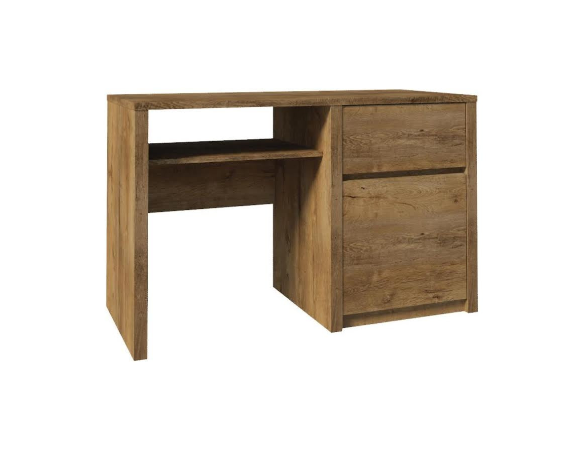 Meubella - Bureau Monaco - Eiken - 120 cm
