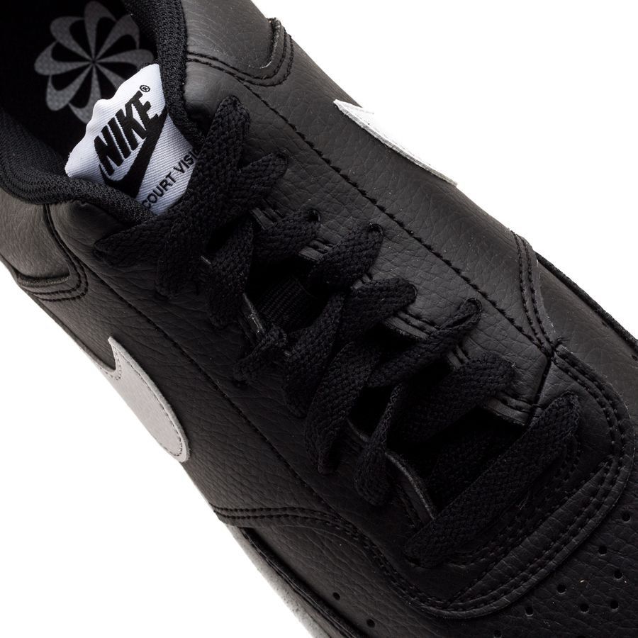 Nike Chaussures Court Vision Low Next Nature - Noir/Blanc