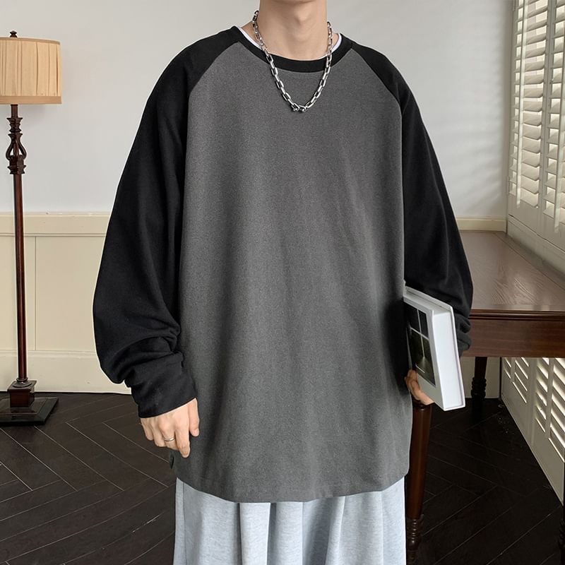 Dandyluxe - Sweatshirt met ronde hals en raglanmouwen