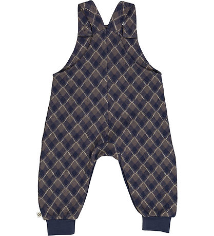 Müsli Latzhosen - Jacquard Spencer - Turm Green/Nacht Blue/Dez