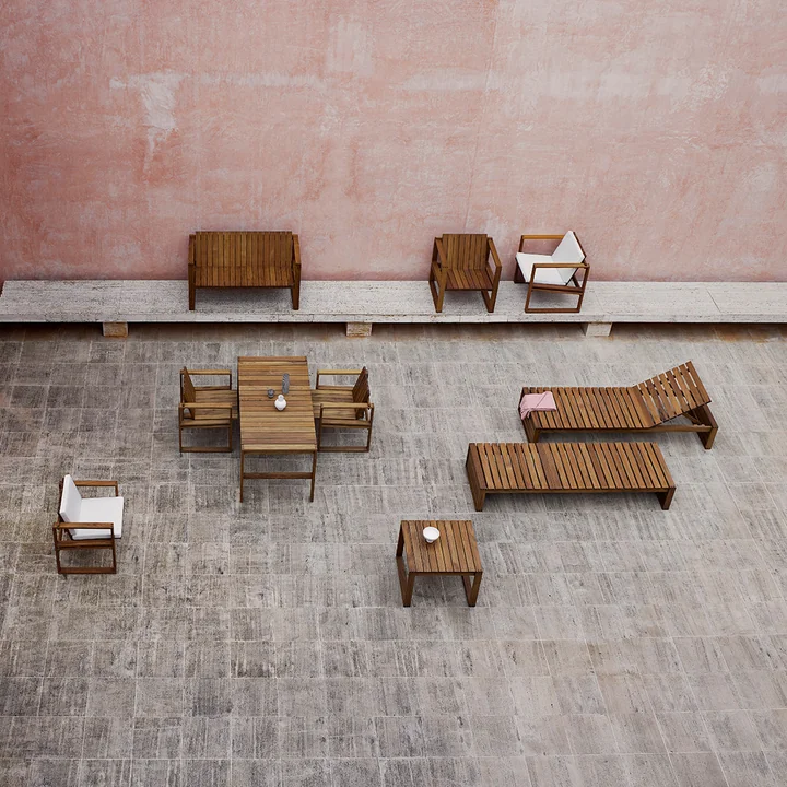 Carl Hansen - BK16 Beistelltisch, 69 x 66 cm, Teak unbehandelt