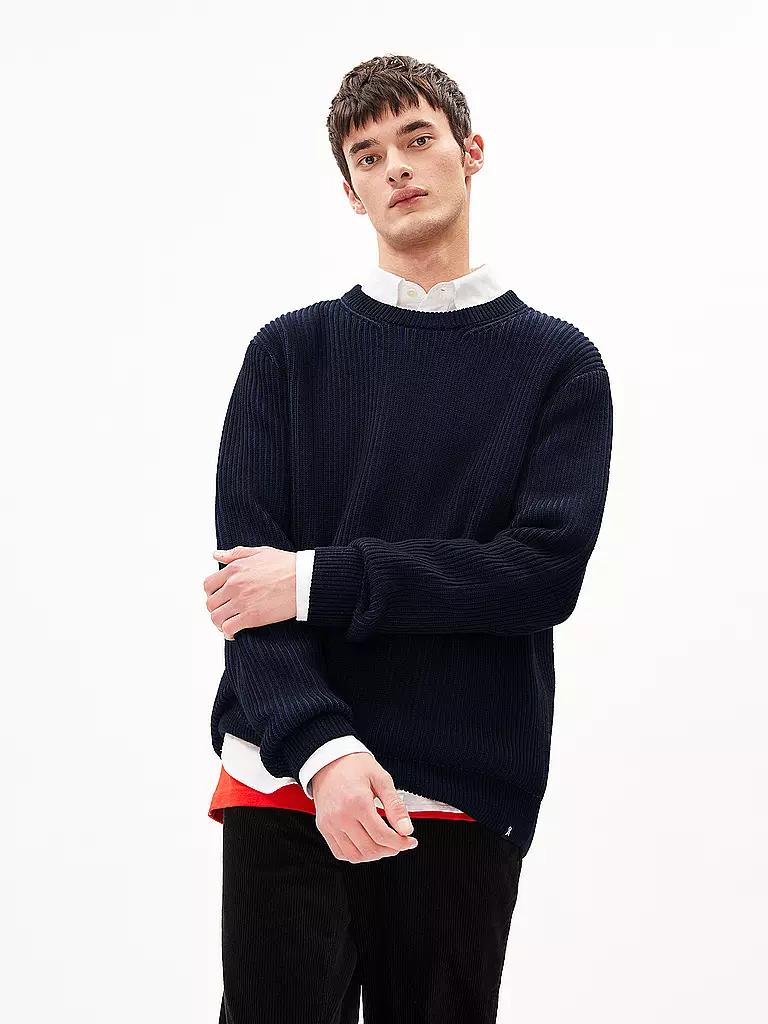 ARMEDANGELS Pullover ANDRAAS  dunkelblau