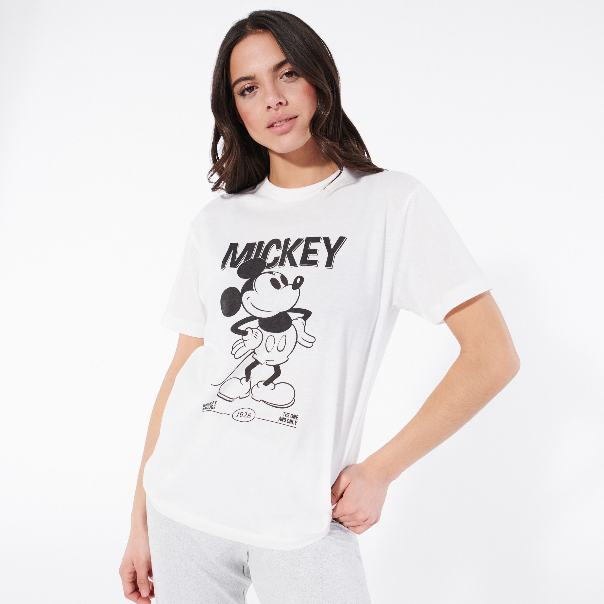 T-shirt imprimé Mickey en jersey