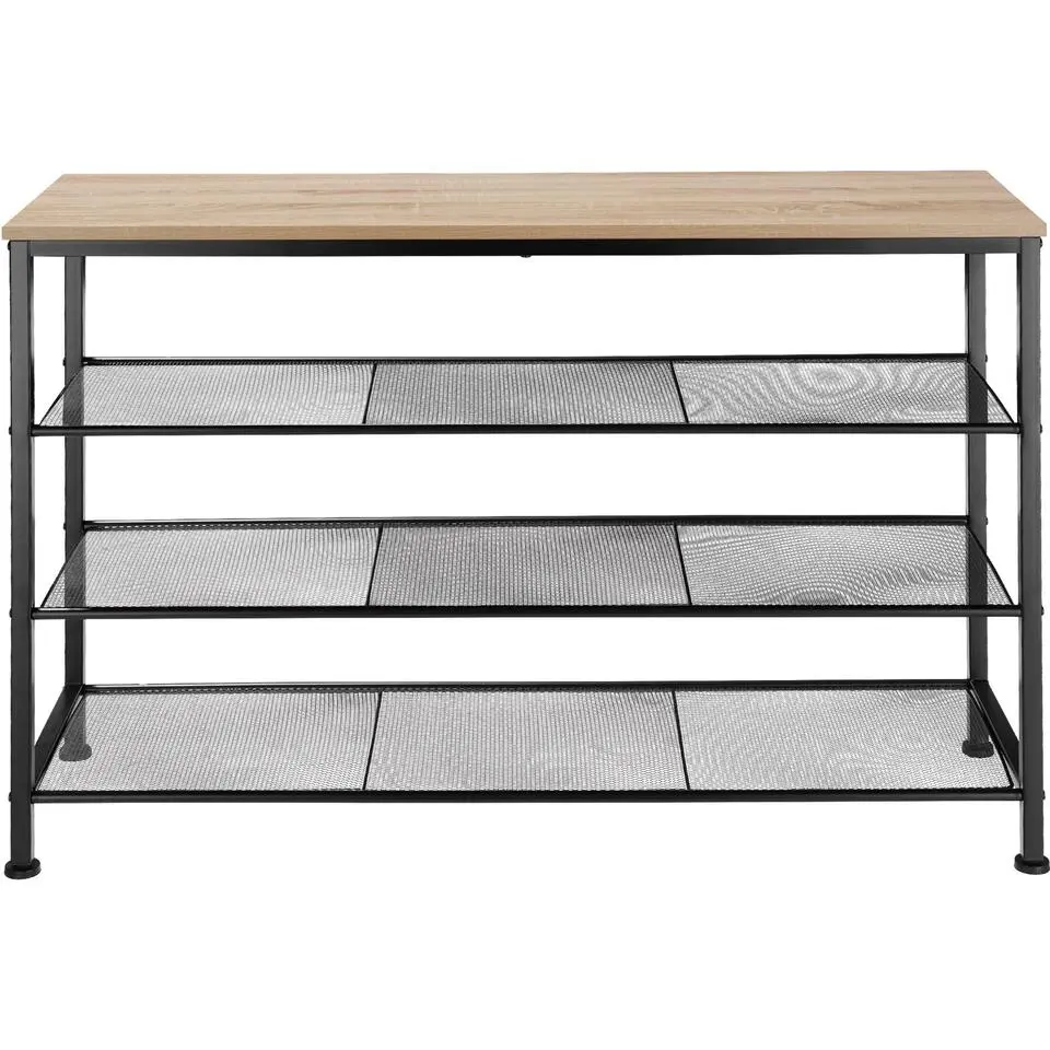 tectake Schoenenrek Portsmouth 100x30,5x72,5cm