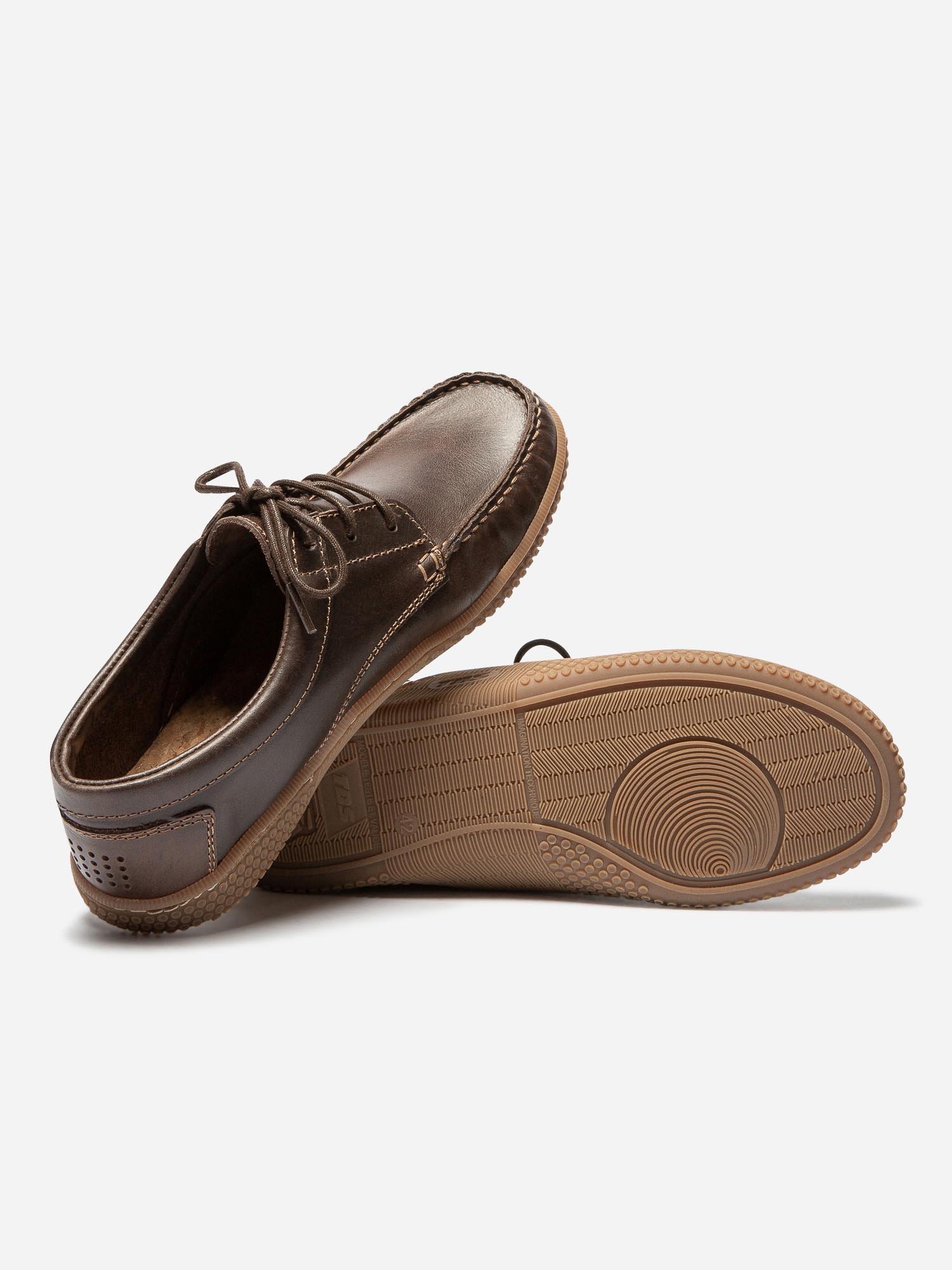 Chaussures Bateau Homme Cuir Lisse Marron