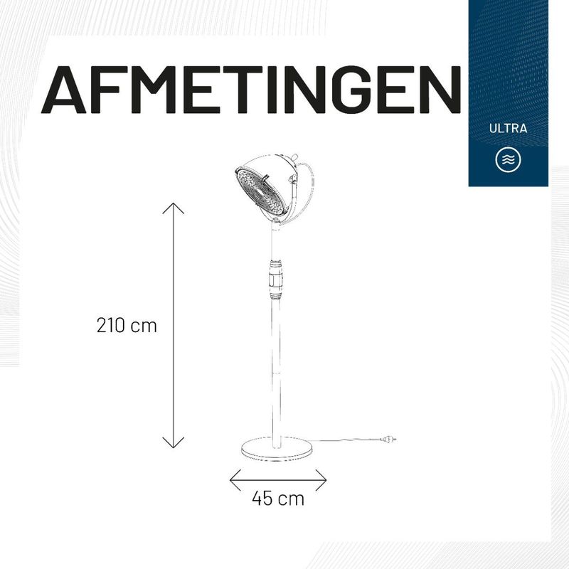 Sunred - Indus Ultra Jade - Terrasverwarming - Roségoud - 2100 Watt
