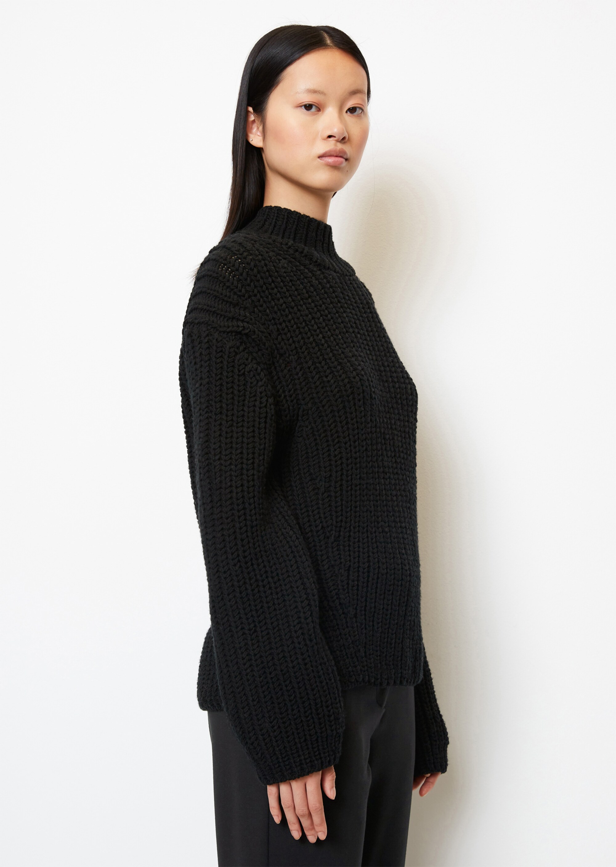 Turtleneck-Pulloveraus softer Schurwolle