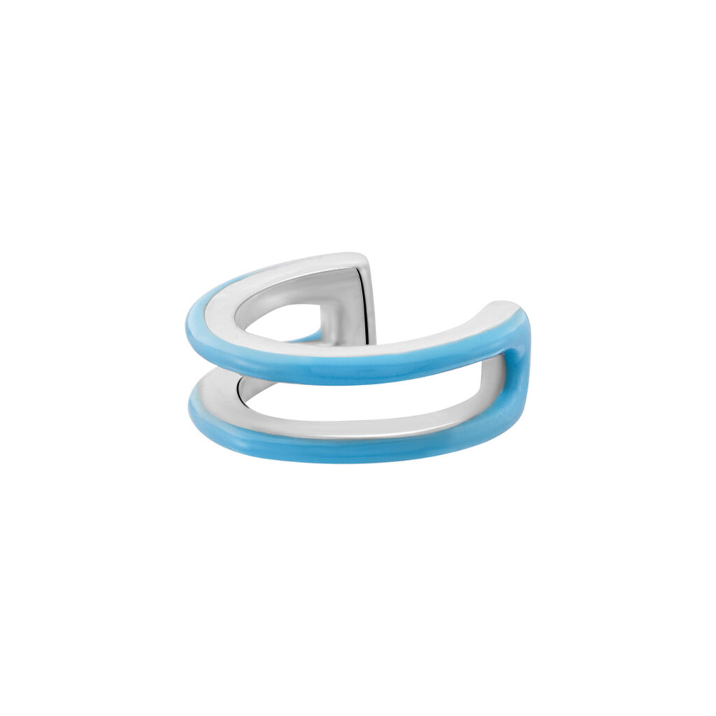 Bague D'oreille Unitaire Argent Blanc Samba