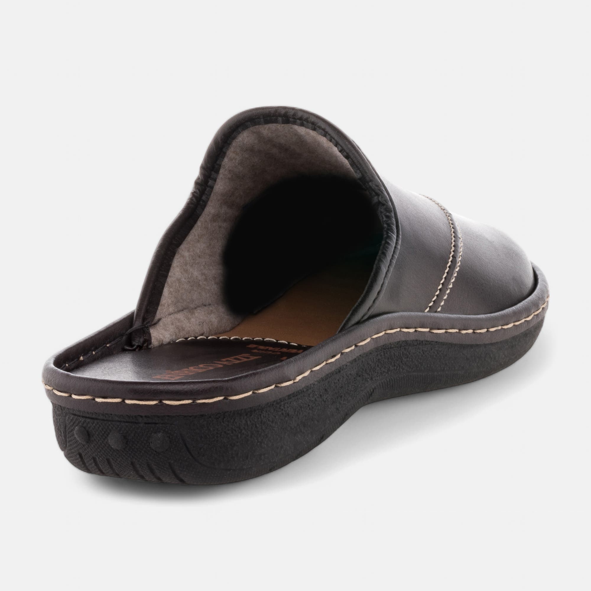 Pantoufles mules Homme marron
