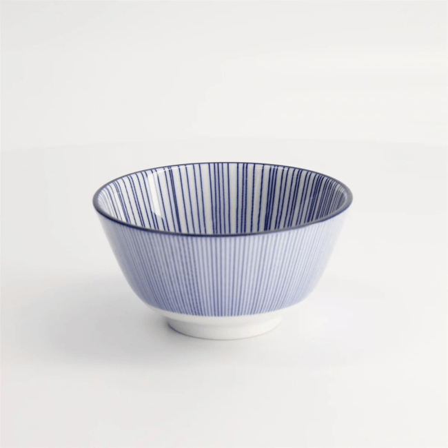 Nippon Blauw Rijstkom 12x6.4cm 300ml Lijn