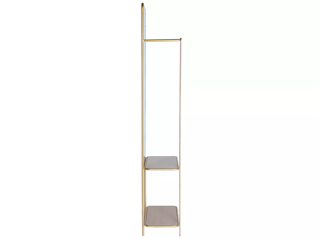 Miroir haute en fer doré 51x30x183 cm