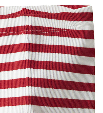 Name It Leggings - Rib - NbfFolisa - Bright White/Chinesisch Rot
