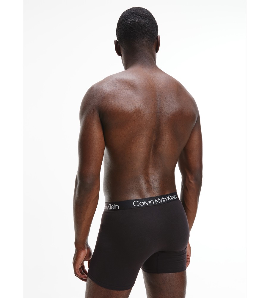 Cuecas Boxer Longas Calvin Klein - Pacote com 3