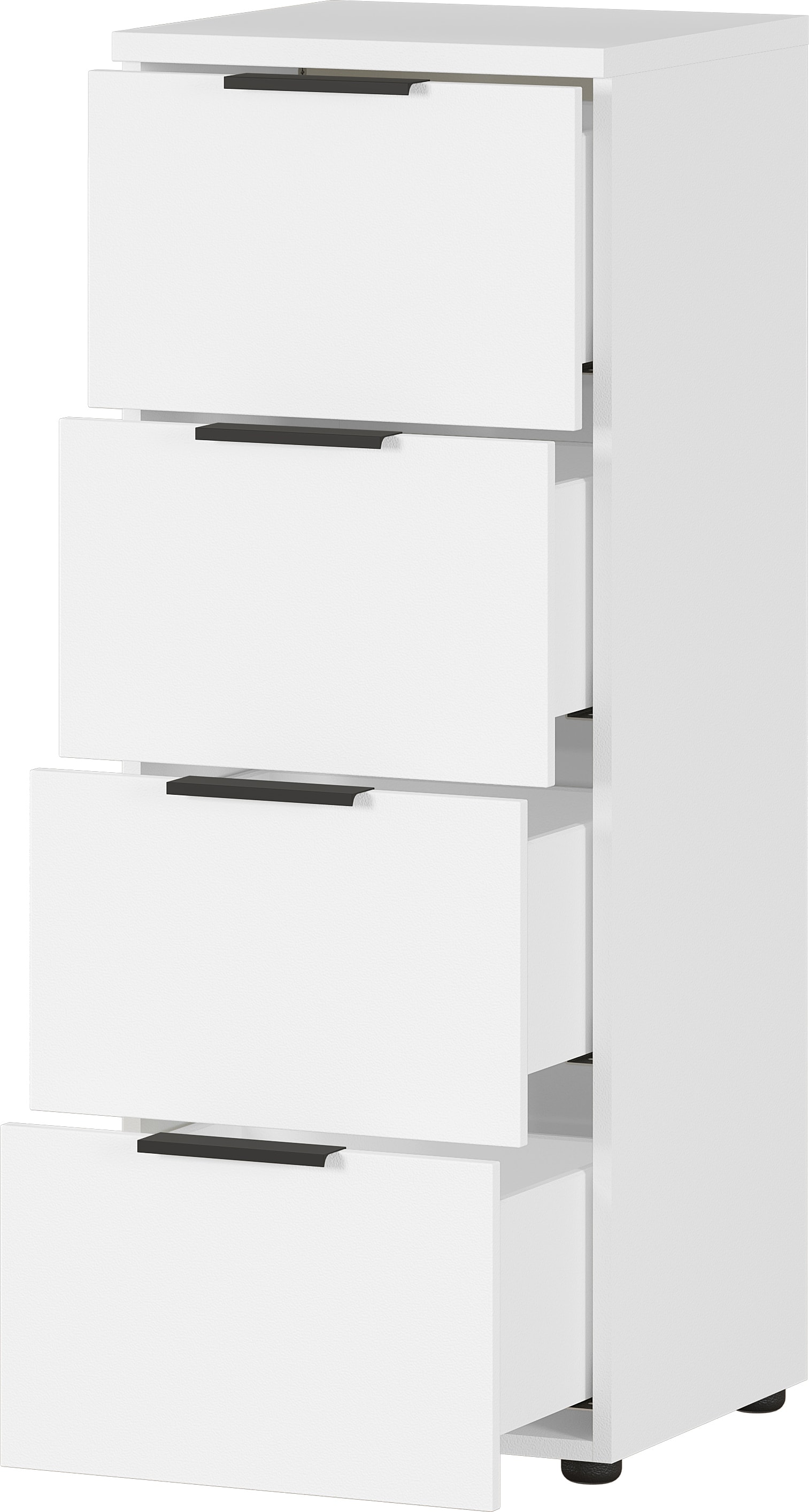 Kommode VIDAGO 40 x 107 cm Weiß