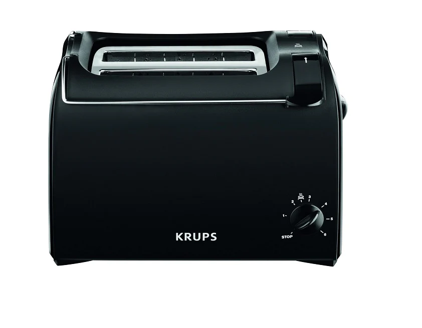 grille pain avec 2 fentes 700W noir Krups
