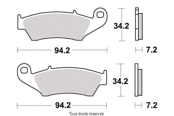 Sifam - Plaquettes de frein S1098N