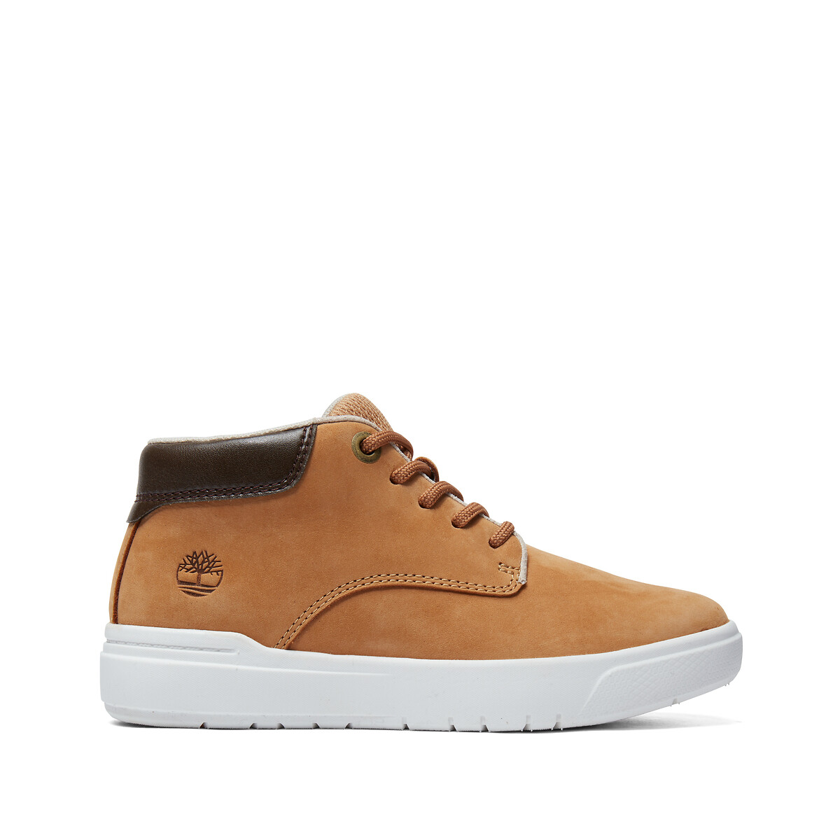 TIMBERLAND<br>Tênis de couro Seneca Bay Chukka de couro