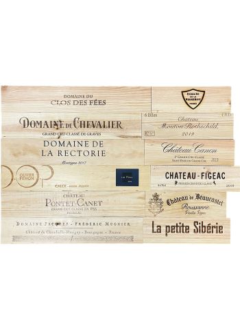 Lot de 12 estampes bois délignées : 9cm X 36 à 52cm  (0,4 m2 env)