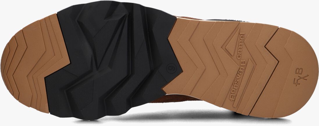 FLORIS VAN BOMMEL cognac floris van bommel lage sneakers sfm-10135