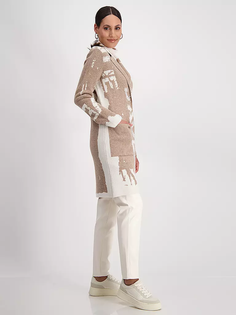 MONARI Strickjacke beige
