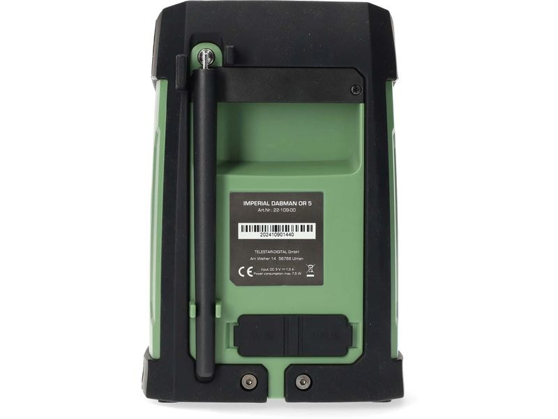 Imperial DAB  Radio Dabman OR 5 Grün/Schwarz Mobiles DAB /FM-Aussenradio