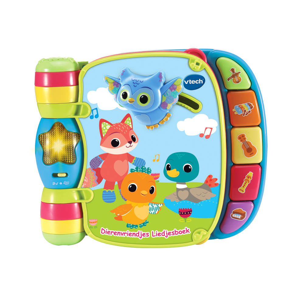 VTech Baby dierenvriendjes liedjesboek - blauw
