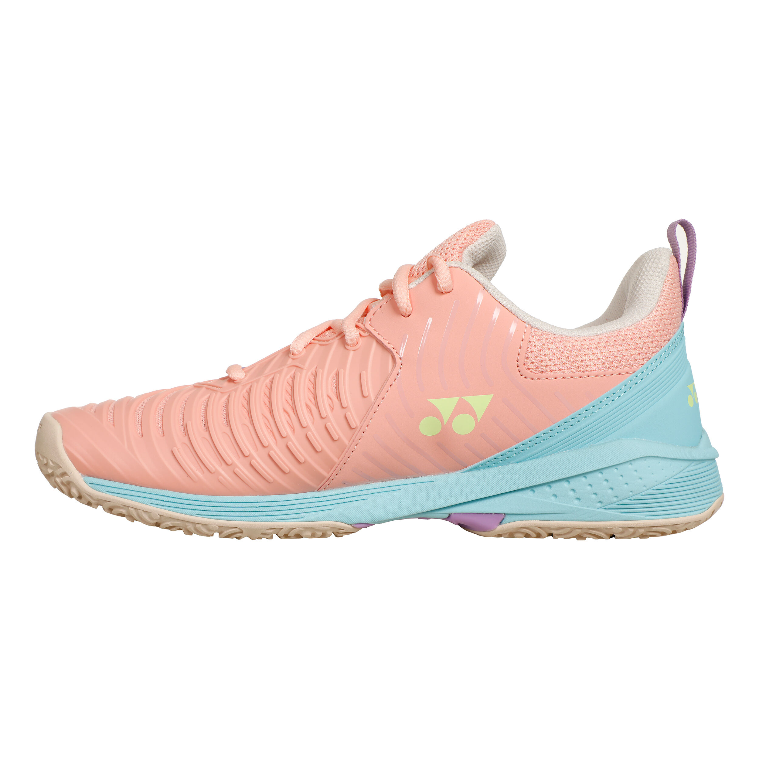 Yonex Sonicage 3 Chaussure Terre Battue Femmes - Corail , Turquoise