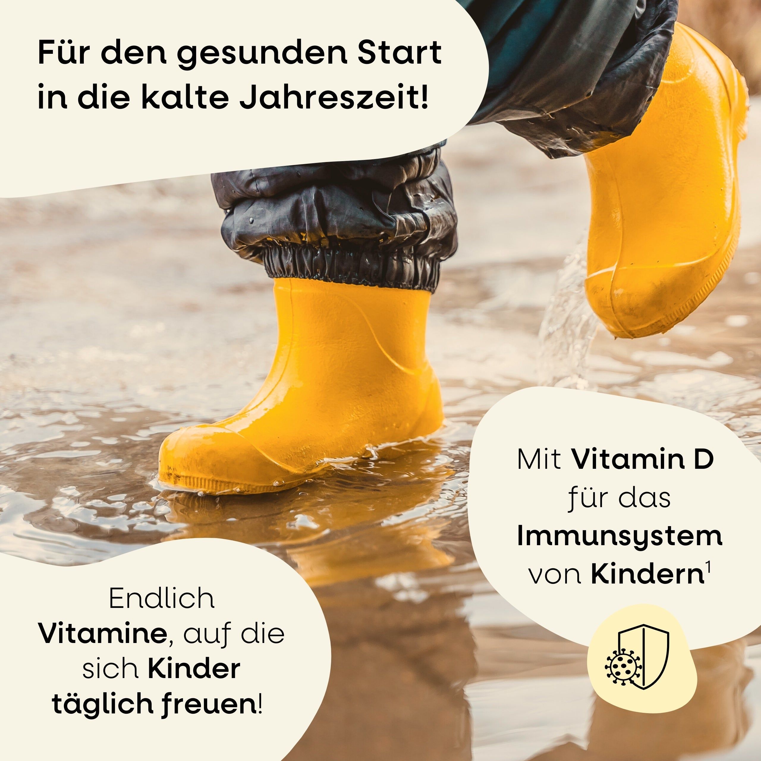 Nature's Way Kids Immun Gummies - mit Vitamin C, D3, Selen, Zink & Holunderbeeren-Extrakt