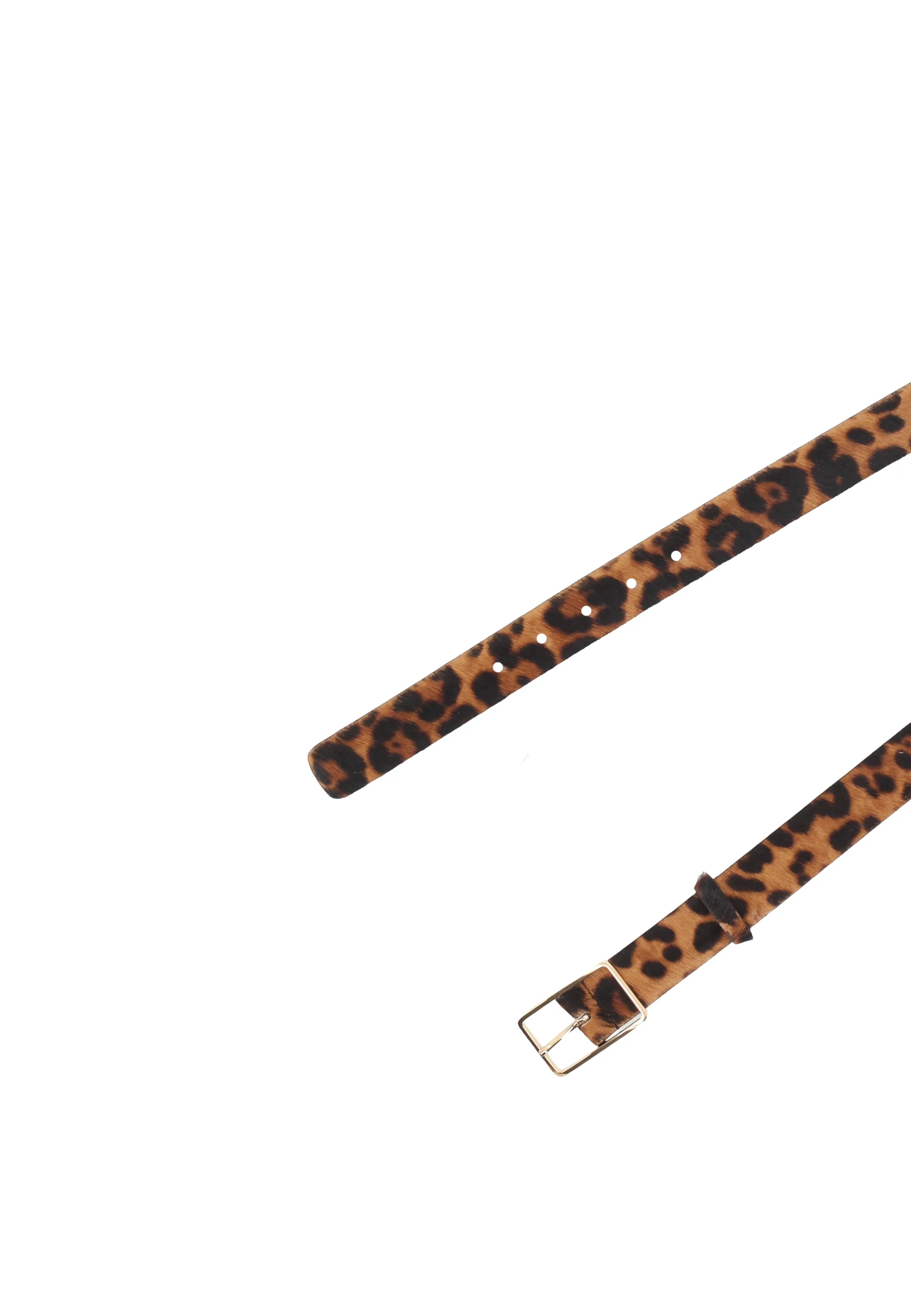 Belt Leather Animal print Standard