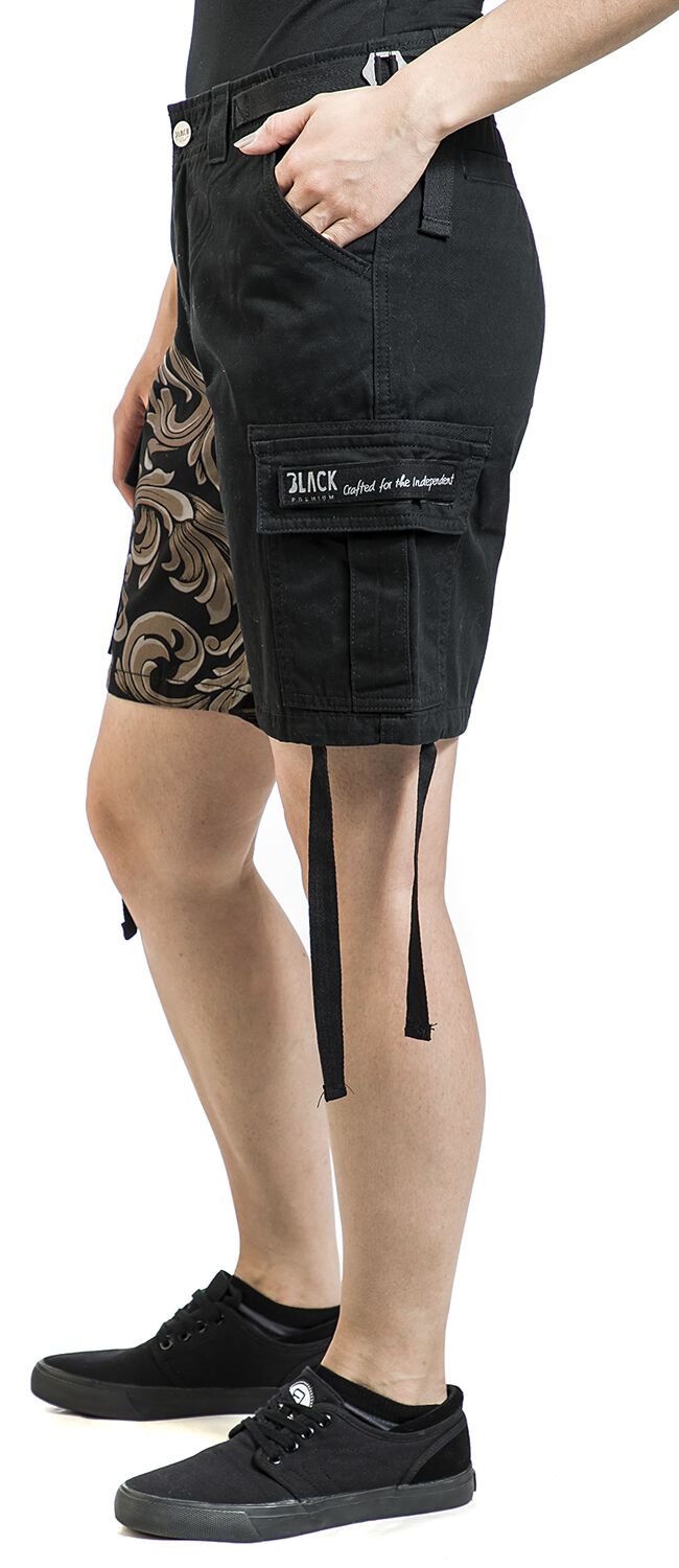 Short avec motifs | Black Premium by EMP Short