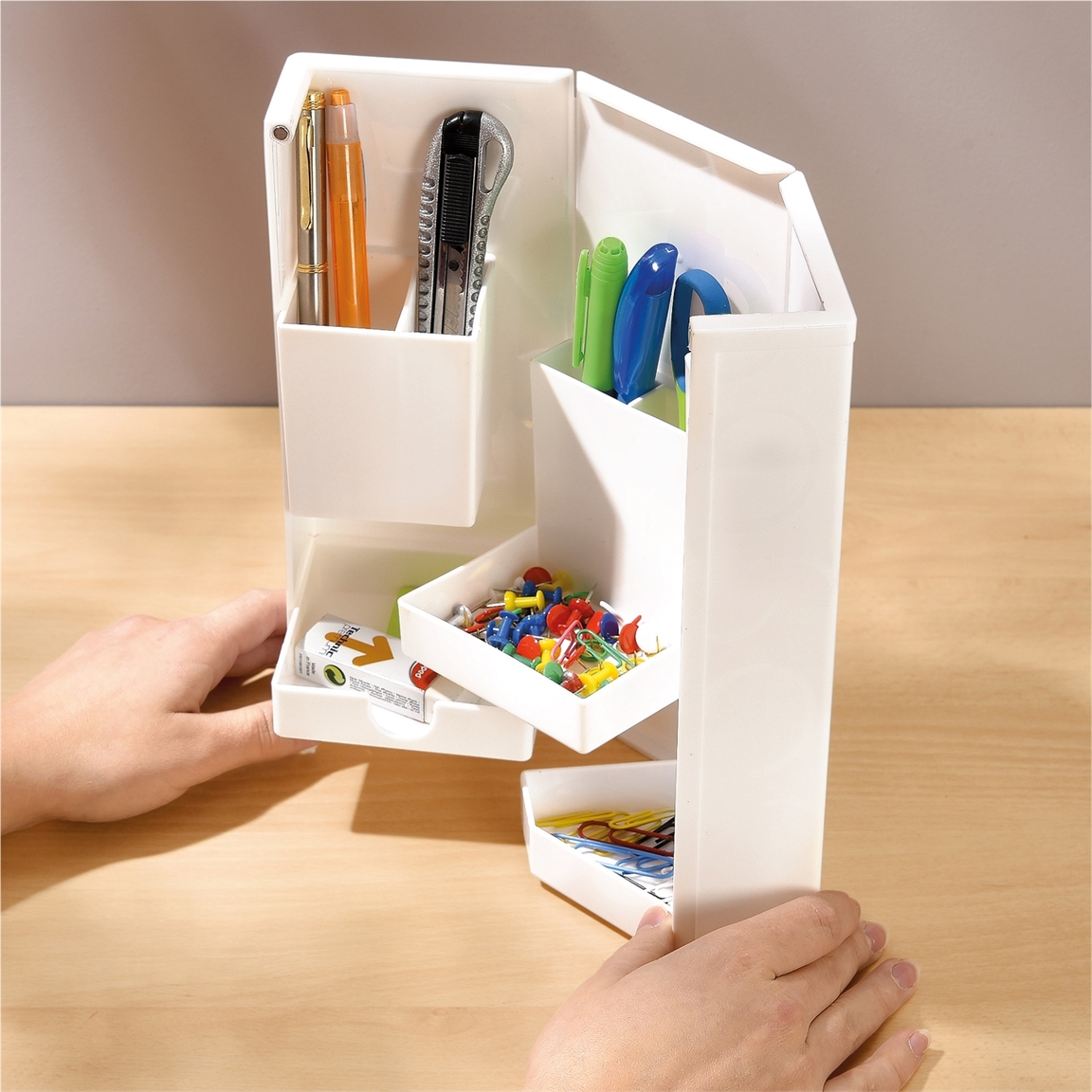 Organiseur de bureau repliable