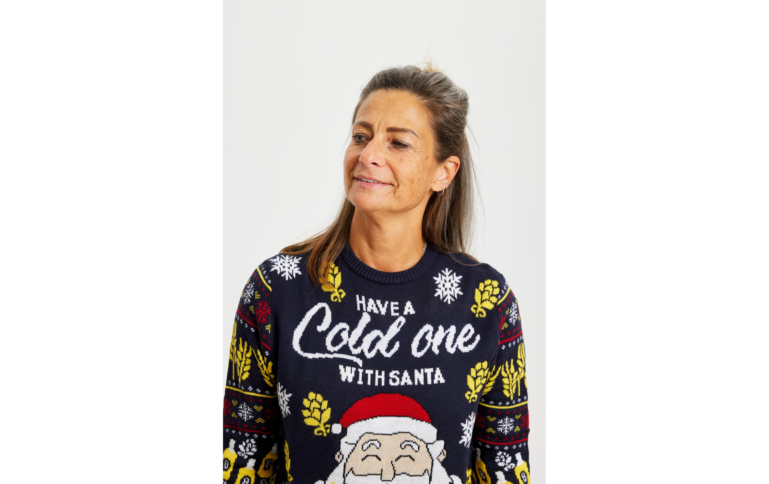 Have a Cold One With Santa LED XLWeihnachtspullover