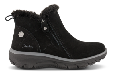Skechers Relaxed Fit Easy Going High Zip 2 WP Vinterstøvle Sort 168042