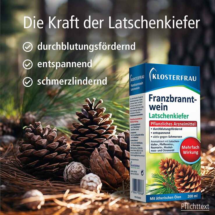 Klosterfrau Franzbranntwein Latschenkiefer, 200 ml