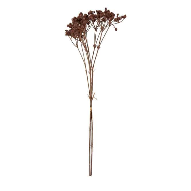 Kunstblumen - Wiesenknopf Bund  - braun - ca. 46 cm