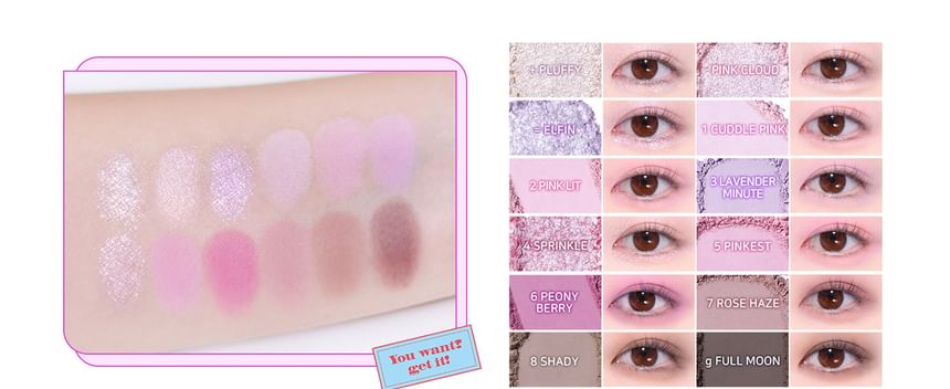 Colorgram - Pin Point Eyeshadow Palette - 5 soorten