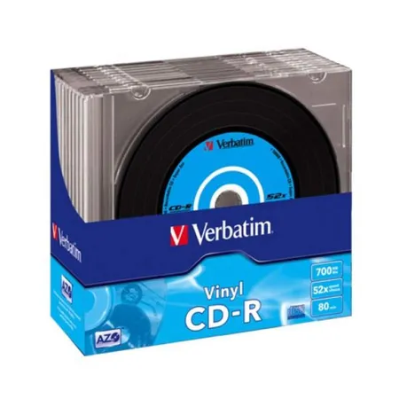 Verbatim 10 Verbatim CD-R Vinyl Color Rohlinge 80min 700MB