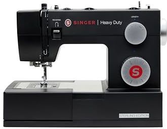 SINGER® Sterling Edition Heavy Duty 4432 naaimachine met accessoireset | Sterke motor met verbeterde piercingkracht, 110 steektoepassingen, volledig metalen frame en knoopsgat in 1 stap