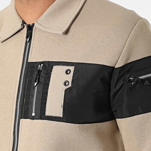 Veste Zippée AJ-8041 Beige