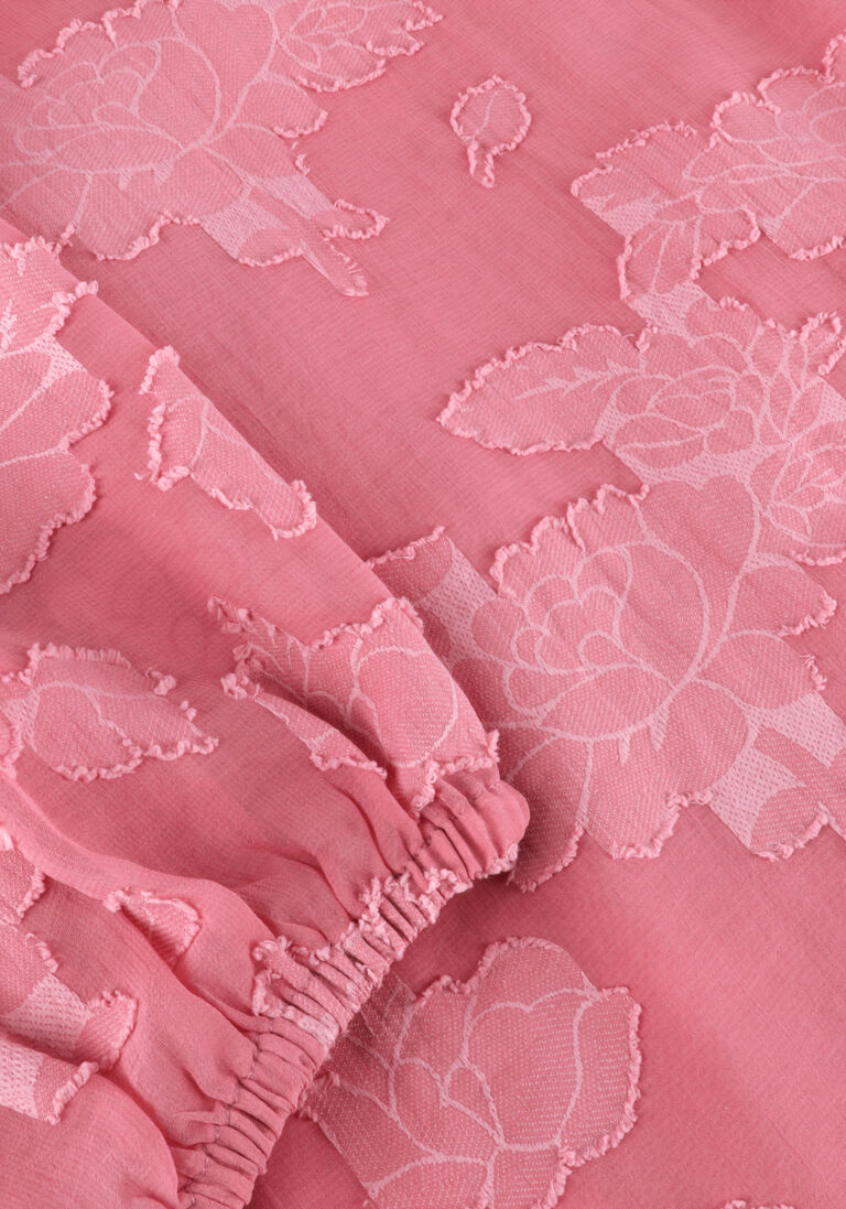 roze aaiko mini jurk eloise chiffon flower pes 509