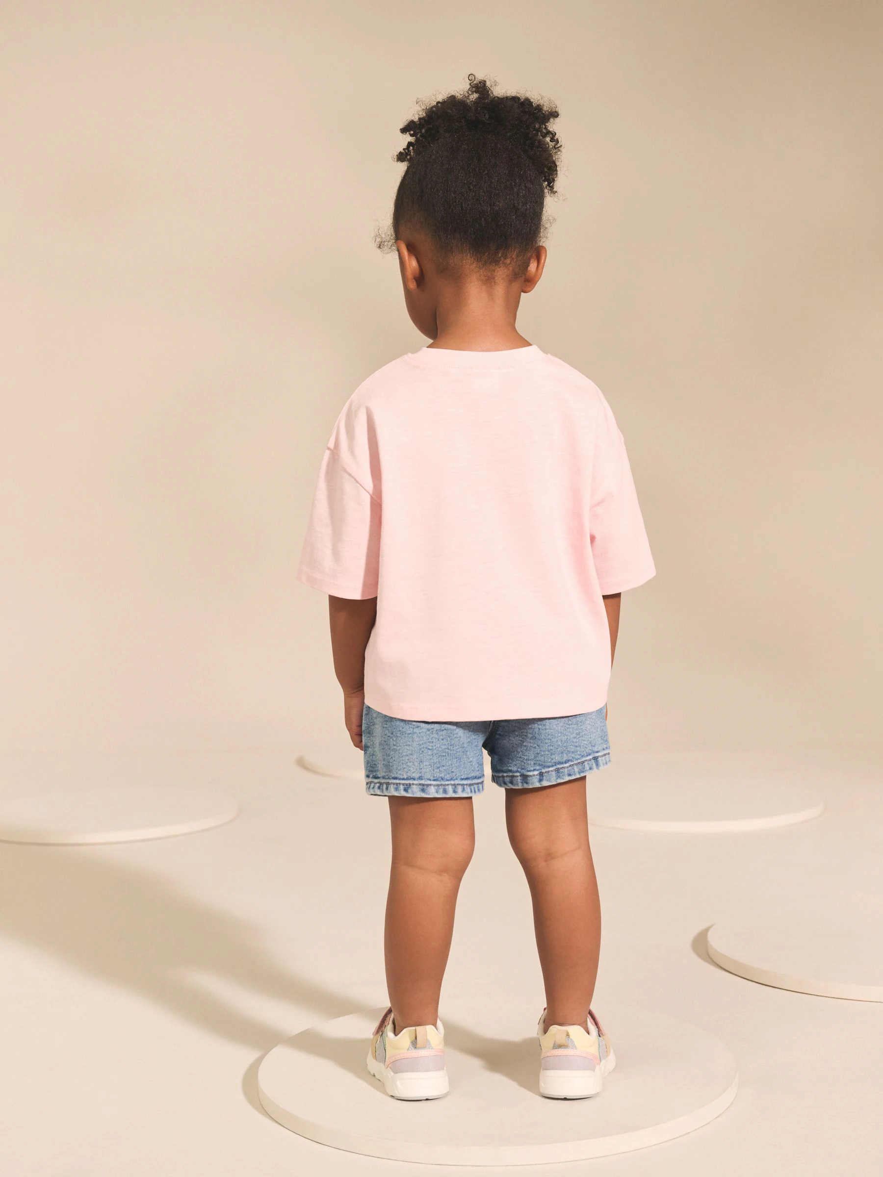 Roze met konijnen - T-Shirts 4 Pack (3mths-7yrs)