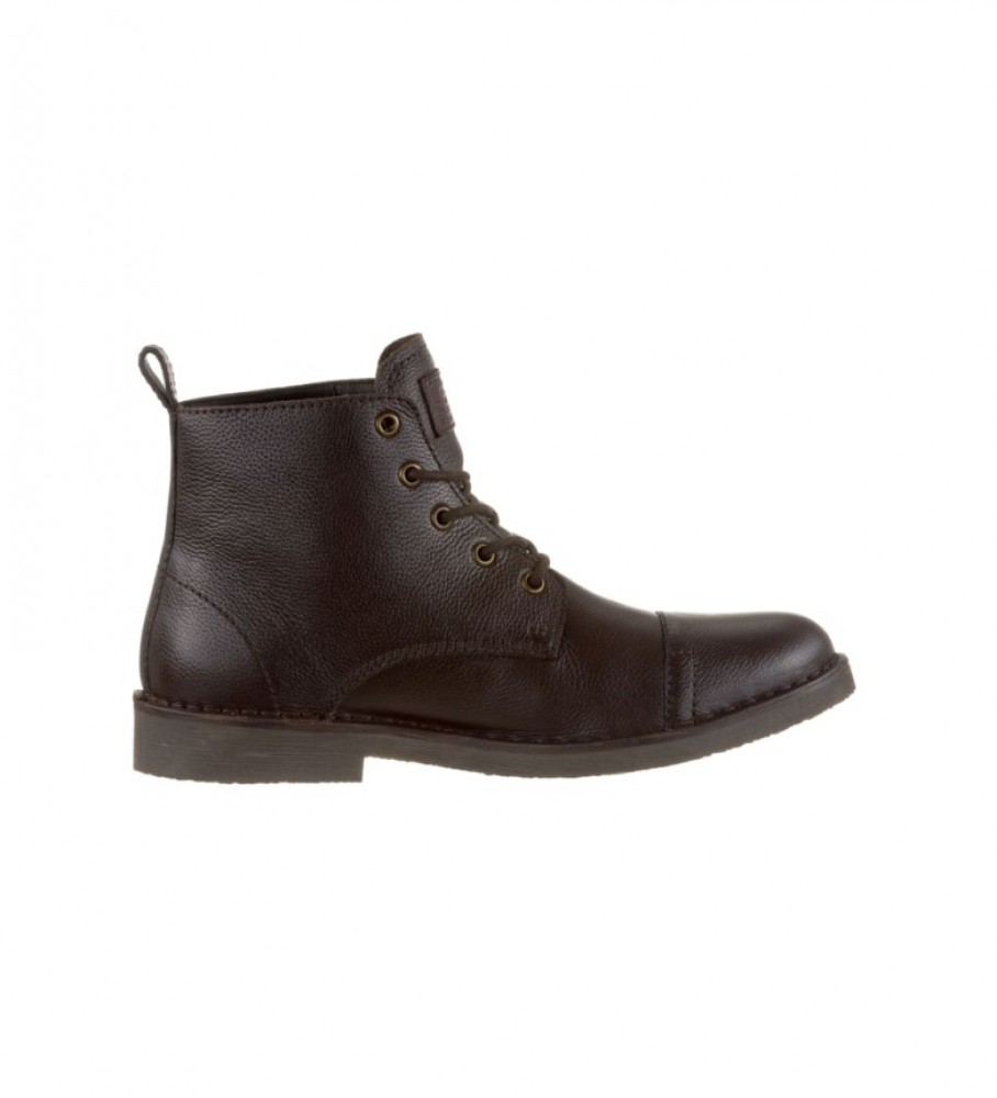 Botas de treino Levi's em couro marrom