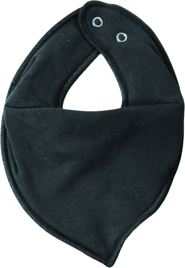 Mikk-Line Cotton Bibs - Triangle Black olive