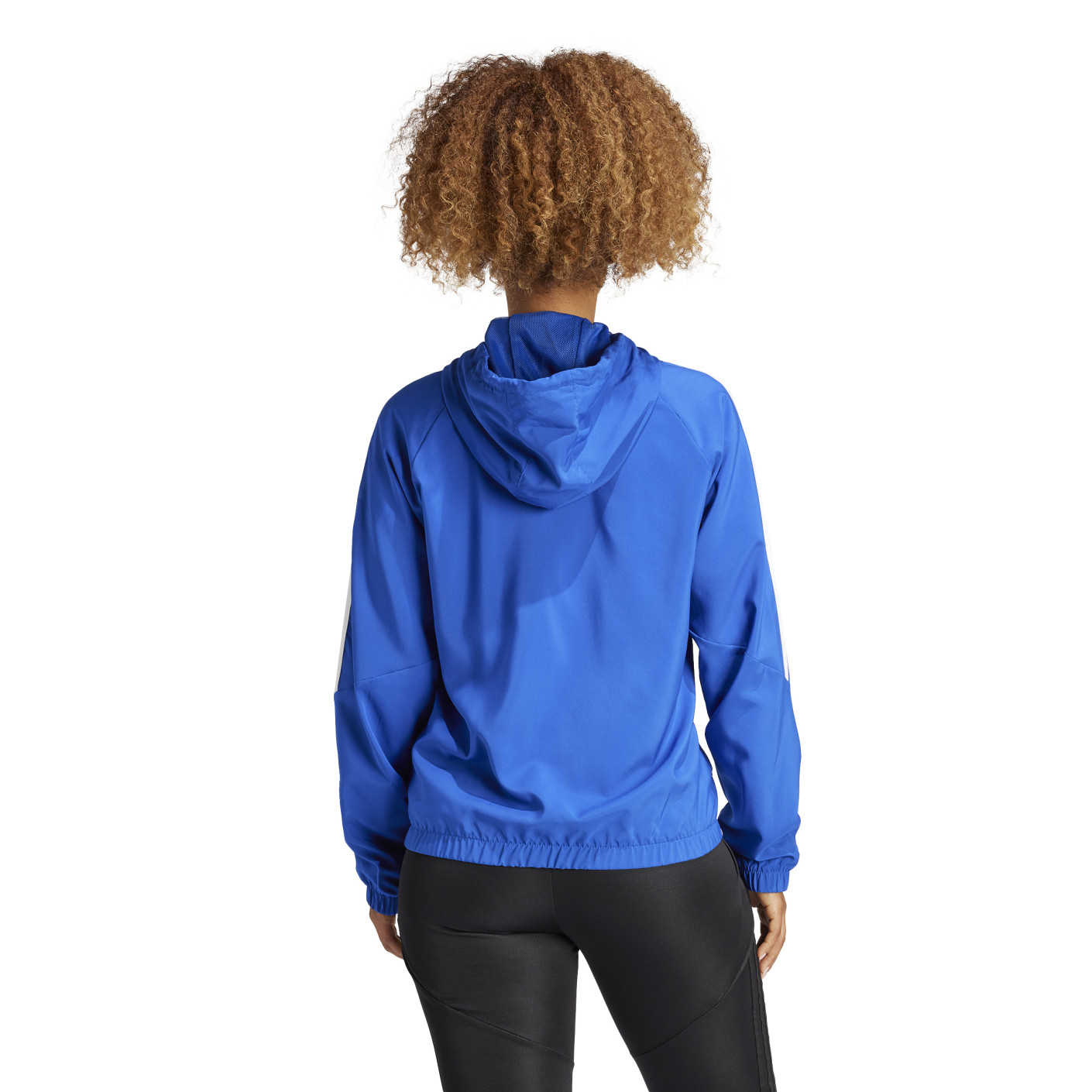 Adidas Tiro 24 Windbreaker Dames Blauw Wit